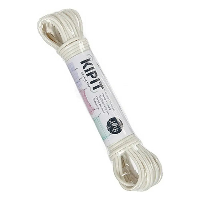 Washing Line Kipit White PVC 10 m 18 x 3 x 4 cm (12 Units) - Почистване Прахосмукачки И Гладене<<<Дом