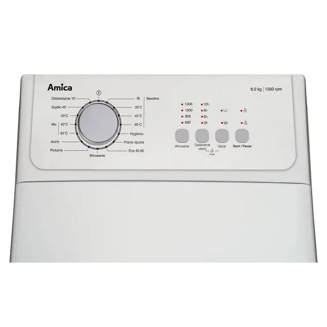 WASHING MACHINE AMICA AGA3T813ANI - Freestanding washing machinesAGD-PRW<<<Home Appliance - ProductsAGD<<<ActionPL
