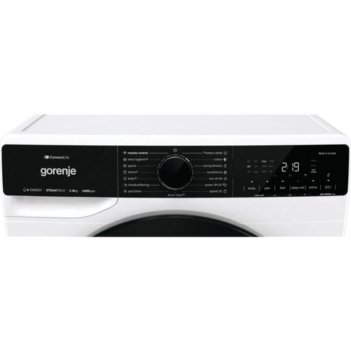 Washing machine GORENJE WPNA84A2TSWIFI 8 kg 1400 rpm. - Перални с предно зареждане<<<Перални<<<Едра бяла