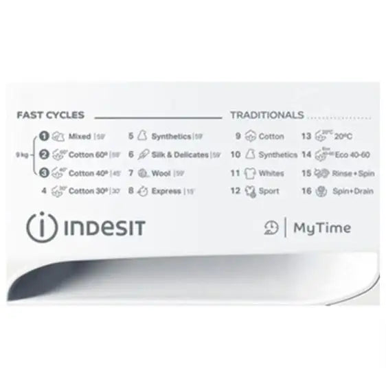 Washing machine INDESIT MTWA 91284 W EE 9 kg 1200 rpm. - Перални с предно зареждане<<<Перални<<<Едра бяла