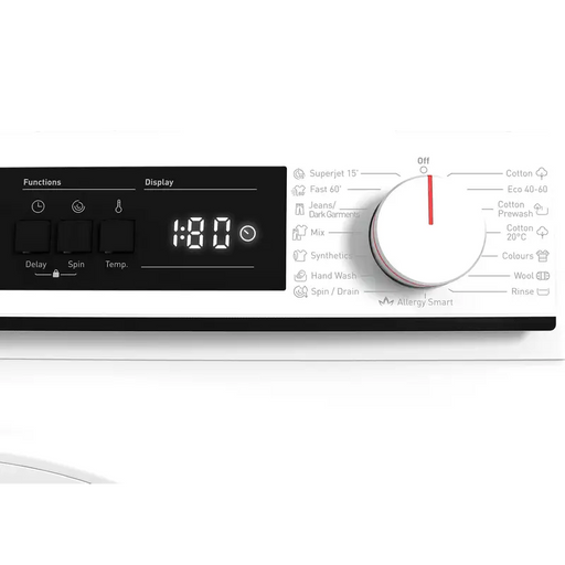 Washing machine Sharp ES-NFA7121WD 1200 rpm 7.00 kg D White - Перални<<<Домакински електроуреди<<<ZoraSite