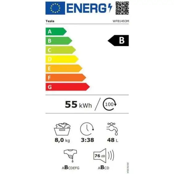 Washing machine TESLA WF81493M 8 kg 1400 rpm. - Перални с предно зареждане<<<Перални<<<Едра бяла