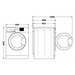 Washing machine WHIRLPOOL Supreme Silence W6X W845WB EE 8 kg 1400 rpm. - Перални<<<Перални и Сушилни