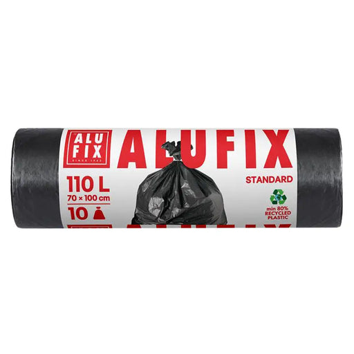WASTE BAGS 110 L 10 PCS LDPE STANDART ALUFIX - Кошове и торби за отпадъци<<<Домашни потреби<<<Кухня<<<Praktiker