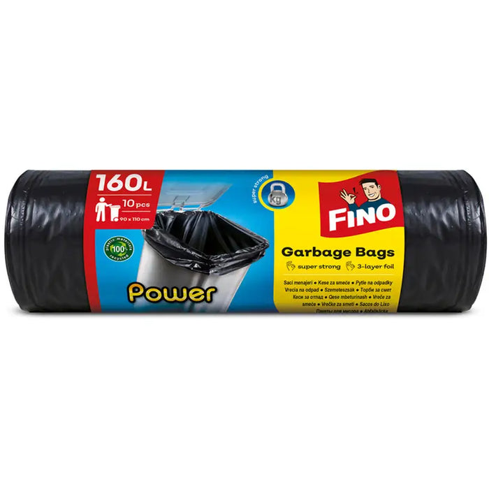 WASTE BAGS 160L 10PCS FINO POWER - Кошове и торби за отпадъци<<<Домашни потреби<<<Кухня<<<Praktiker
