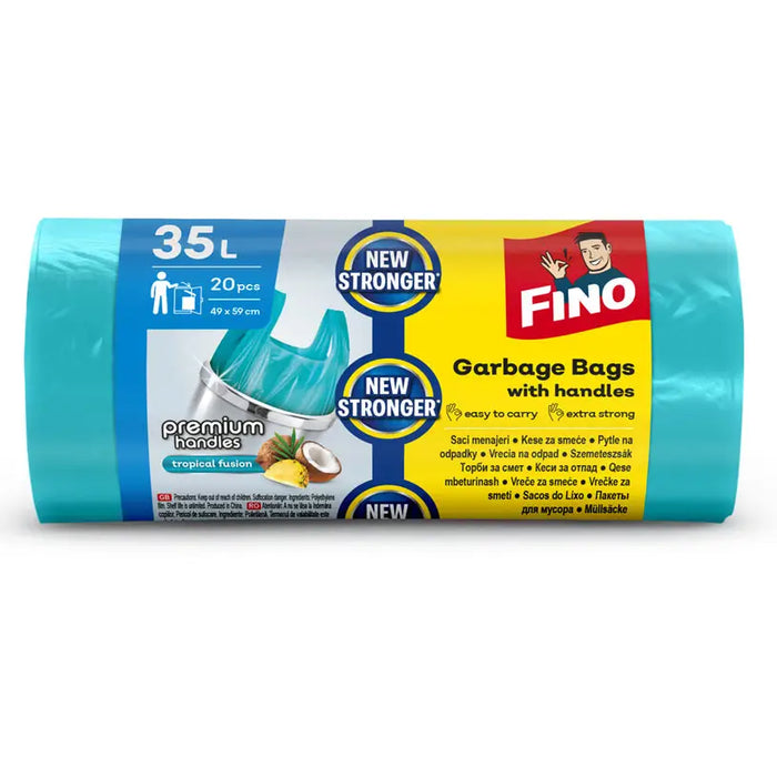 WASTE BAGS 35L 20 PCS AROMA COLOR FINO - Кошове и торби за отпадъци<<<Домашни потреби<<<Кухня<<<Praktiker