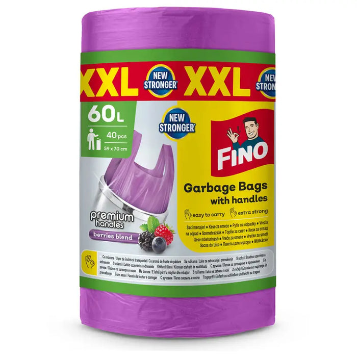 WASTE BAGS 60L 40 PCS AROMA COLOR FINO - Кошове и торби за отпадъци<<<Домашни потреби<<<Кухня<<<Praktiker