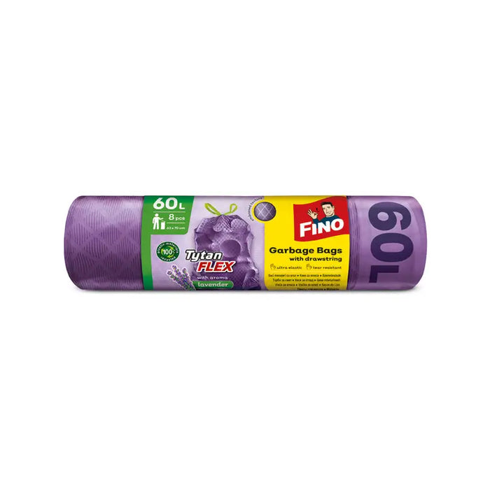 WASTE BAGS 60L 8PCS FINO TYTAN FLEX - Кошове и торби за отпадъци<<<Домашни потреби<<<Кухня<<<Praktiker