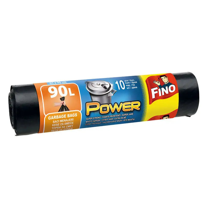 WASTE BAGS 90L 10PCS FINO POWER - Кошове и торби за отпадъци<<<Домашни потреби<<<Кухня<<<Praktiker