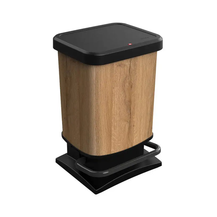 WASTE BIN 20 L PASO WOOD ROTHO - Кошове и торби за отпадъци<<<Домашни потреби<<<Кухня<<<Praktiker
