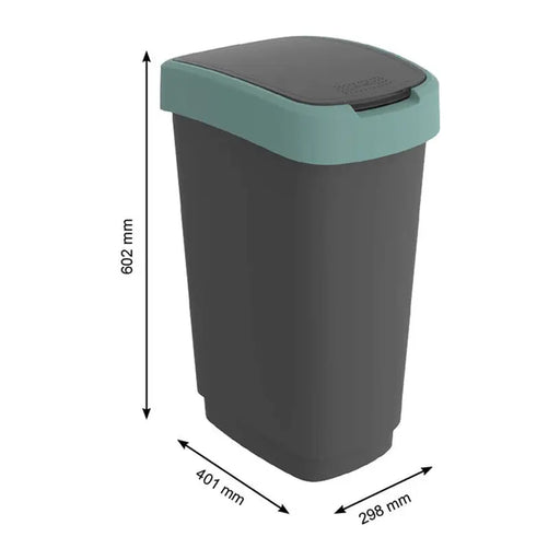 WASTE BIN 50 L TWIST ROTHO - Кошове и торби за отпадъци<<<Домашни потреби<<<Кухня<<<Praktiker&&&Други продукти за