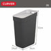 Waste bin Curver Grey Plastic 30 L (6 Units) - Почистване Прахосмукачки И Гладене<<<Дом Градина<<<BigBuy&&&Други