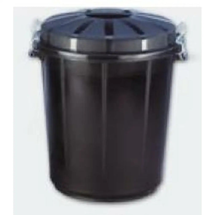 Waste bin Denox 70 L Black Plastic - Почистване Прахосмукачки И Гладене<<<Дом Градина<<<BigBuy&&&Други продукти за