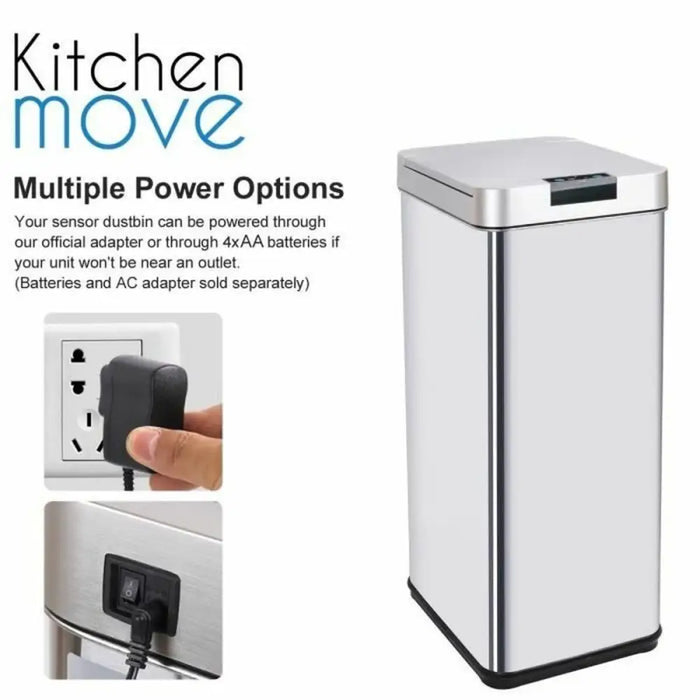 Waste bin Kitchen Move Grey 50 L - Почистване Прахосмукачки И Гладене<<<Дом Градина<<<BigBuy&&&Други продукти за