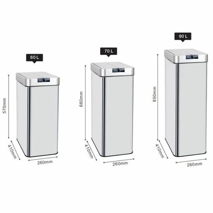 Waste bin Kitchen Move Grey 60 L - Почистване Прахосмукачки И Гладене<<<Дом Градина<<<BigBuy&&&Други продукти за