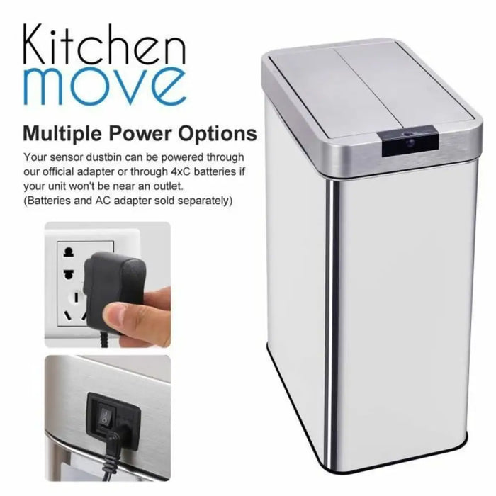Waste bin Kitchen Move Grey 70 L - Почистване Прахосмукачки И Гладене<<<Дом Градина<<<BigBuy&&&Други продукти за