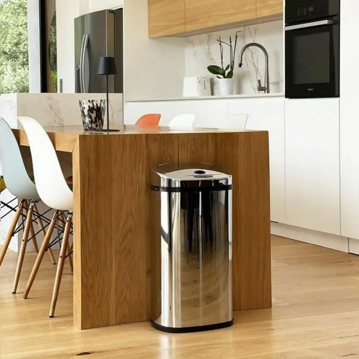 Waste bin Kitchen Move Grey Metal - Почистване Прахосмукачки И Гладене<<<Дом Градина<<<BigBuy&&&Други продукти за