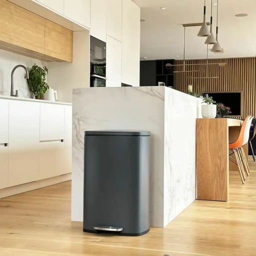 Waste bin Kitchen Move Grey Stainless steel 50 L - Други продукти за почистване<<<Почистване Прахосмукачки И