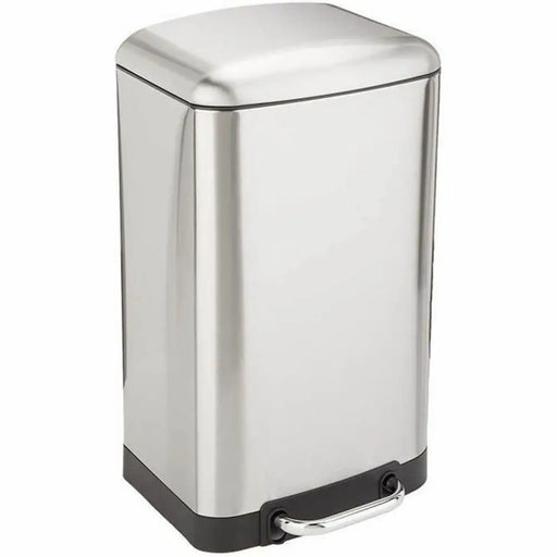 Waste bin Kitchen Move Stainless steel 30 L Grey - Почистване Прахосмукачки И Гладене<<<Дом Градина<<<BigBuy&&&Други