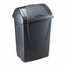 Waste bin Mondex Recycled plastic 10 L Anthracite - Почистване Прахосмукачки И Гладене<<<Дом Градина<<<BigBuy&&&Други