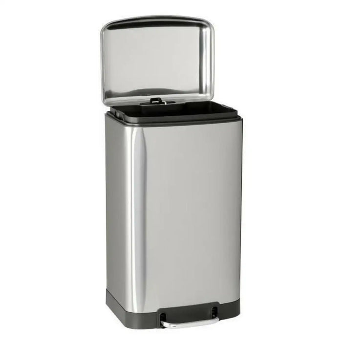 Waste bin with pedal Kitchen move GREENWICH Stainless steel (40 L) - Почистване Прахосмукачки И Гладене<<<Дом