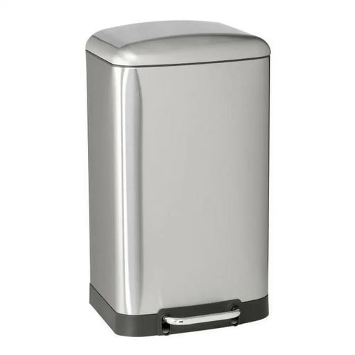 Waste bin with pedal Kitchen move GREENWICH Stainless steel (40 L) - Почистване Прахосмукачки И Гладене<<<Дом