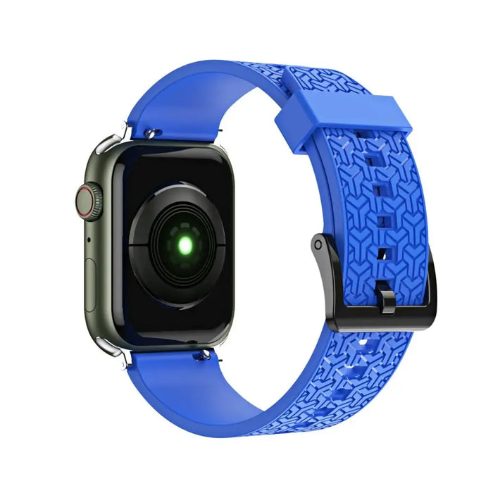 Watch Strap Y bracelet for Apple Watch 42 / 44 / 45 mm - blue - Smartwatch straps and cases<<<HurtelXML
