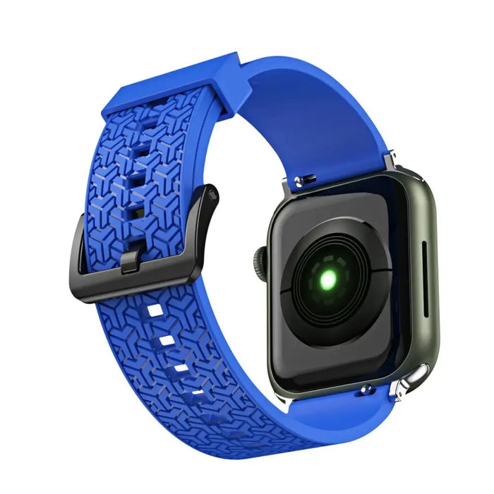 Watch Strap Y bracelet for Apple Watch 42 / 44 / 45 mm - blue - Smartwatch straps and cases<<<HurtelXML