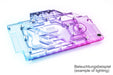 Water block for video card Alphacool Eisblock Aurora Acryl GPX-N RTX 3090/3080 TUF with Backplate - Блокове за