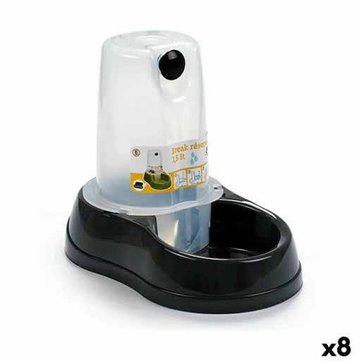 Water dispenser Stefanplast Anthracite Translucent Plastic 1,5 L (8 Units) - Домашни Животни<<<Дом