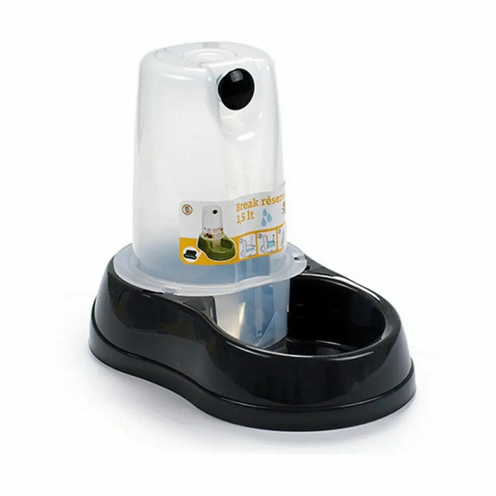Water dispenser Stefanplast Anthracite Translucent Plastic 1,5 L (8 Units) - Домашни Животни<<<Дом
