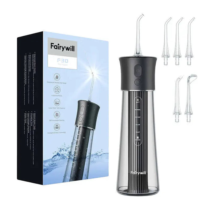 Water Flosser FairyWill F30 (black) - Irrigators<<<Irrigators<<<Health and beauty<<<InnproXML