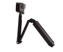 Waterproof selfie stick Telesin 360° for sport cameras (GP-MFW-300) - Straps mounts