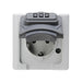Waterproof socket base Kopp Grey Manual combination lock With lid Exterior Type F - Сигурност Удома<<<Дом