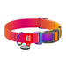 Waudog gradient nylon dog collar with QR code orange size L - Walking and transportation<<<Pets<<<InnproXML