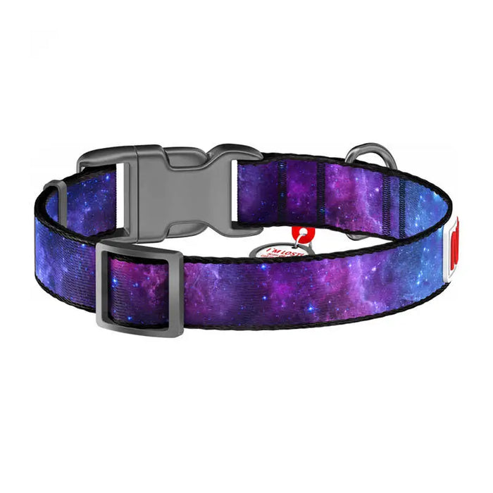 Waudog ’NASA21’’ nylon dog collar with QR code size s width 15 mm - Walking and transportation<<<Pets<<<InnproXML