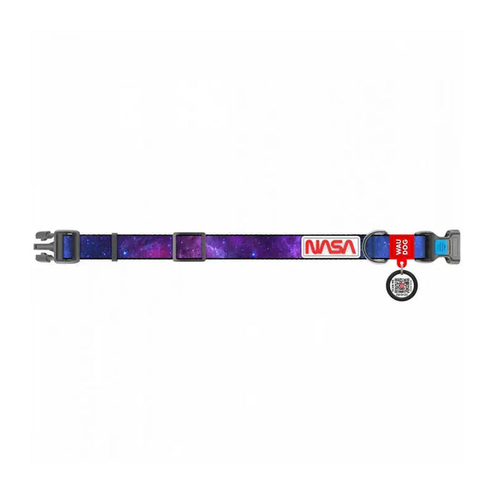 Waudog nylon dog collar with QR code ’NASA21’’ size XL - Walking and transportation<<<Pets<<<InnproXML