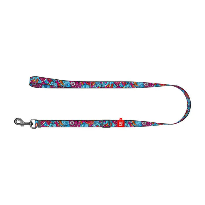 Waudog nylon dog leash ’Summer’ pattern 20 mm wide length 152-183 cm - Walking and transportation<<<Pets<<<InnproXML