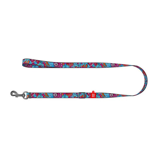 Waudog nylon dog leash ’Summer’ pattern 25 mm wide length 152-183 cm - Walking and transportation<<<Pets<<<InnproXML