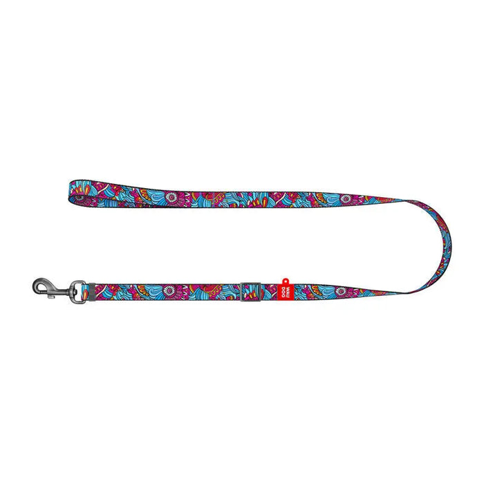 Waudog nylon dog leash ’Summer’ pattern 25 mm wide length 152-183 cm - Walking and transportation<<<Pets<<<InnproXML