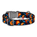 Waudog ’Oranges’ nylon dog collar with QR code size M - Walking and transportation<<<Pets<<<InnproXML