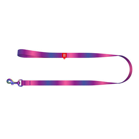 WAUDOG gradient nylon dog leash, 20mm wide, 122cm long, purple