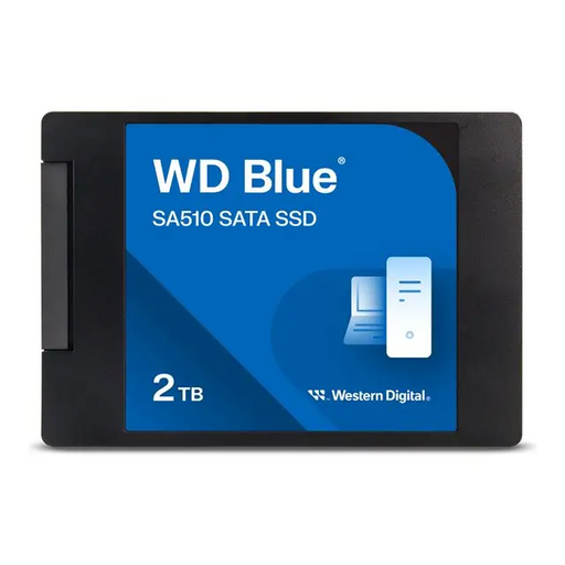WD Blue SA510 SSD 2TB SATA III 6Gb/s cased 2.5inch 7mm internal single-packed POWERED BY SANDISK - Вътрешни SSD<<<HDD и