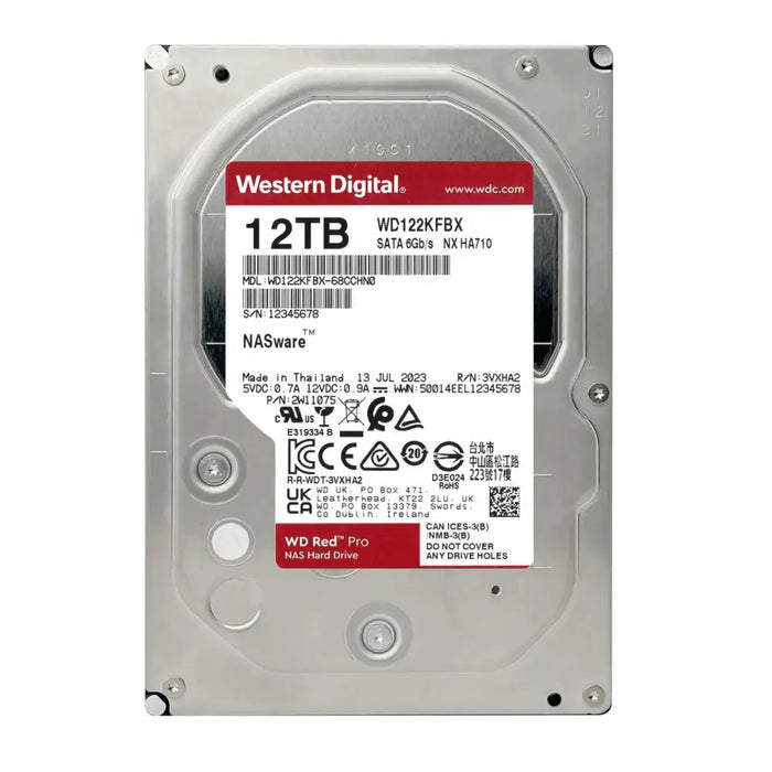 WD Red Pro 12TB SATA 6Gb/s 512MB Cache Internal 3.5inch 24x7 7200rpm - Вътрешни HDD<<<HDD и