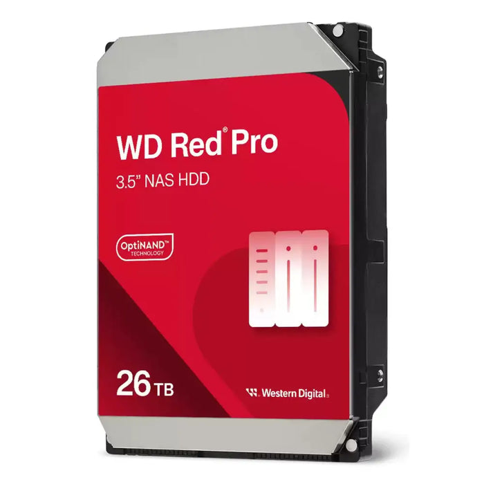WD Red Pro NAS 26TB SATA3 6GB/S 3.5inch HDD 7200 512M - HDD за сървър<<<Сторидж<<<Сървър Сторидж и