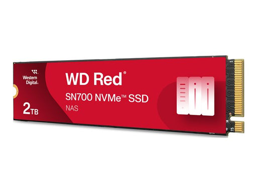 WD Red SSD SN700 NVMe 2TB M.2 2280 PCIe Gen3 8Gb/s internal drive for NAS devices POWERED BY SANDISK - Вътрешни