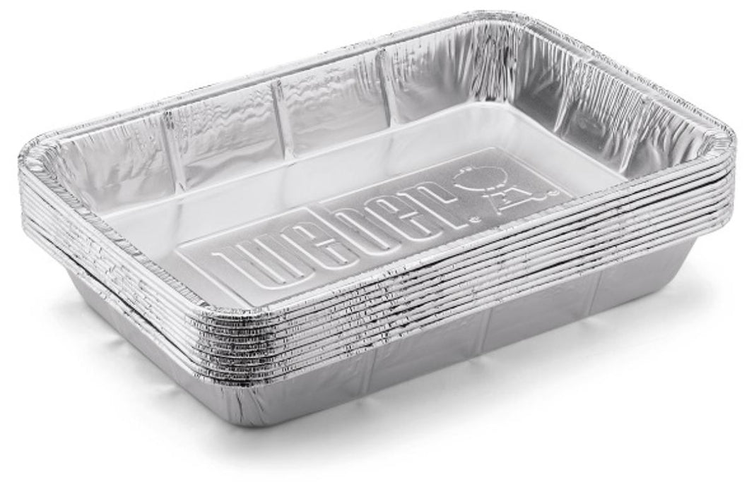 WEBER ALUMINUM PANS SMALL 10 PCS