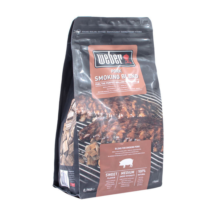 CHIPS FOR SMOKING 0.7KG WEBER PORK