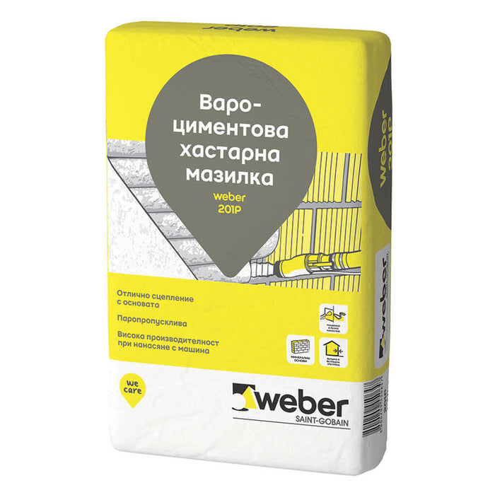 PLASTER FOR INTERIOR AND EXTERIOR APPLICATION WEBER 201P
