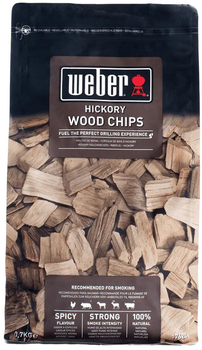 SMOKING CHIPS 0.7KG WEBER HICKORY